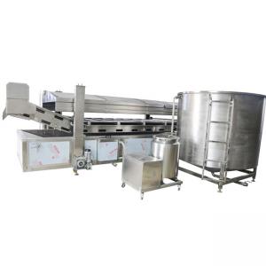 Buy cheap Automatic Gas Continuous French Fries 500kg/H Industrial Frying Machine product