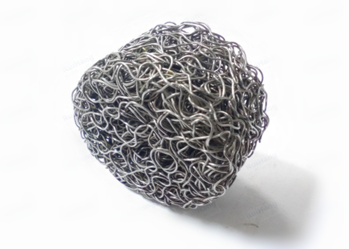 Cylindrical Shockproof Compressed Knitted Wire Mesh Filter Stainless Steel 310 0.08mm-0.55mm