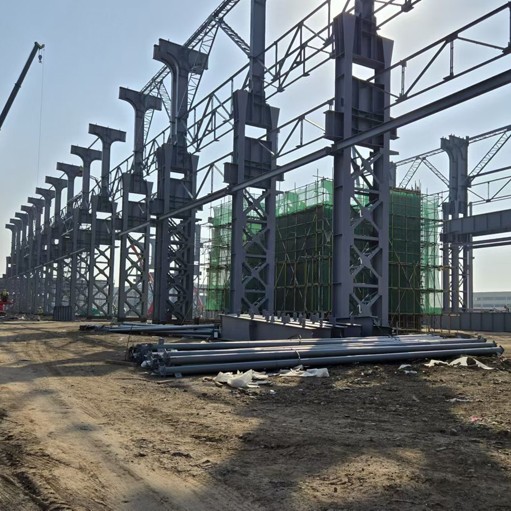 Prefabricated Steel Frame Factory Warhouse Steel Construction Fabrication