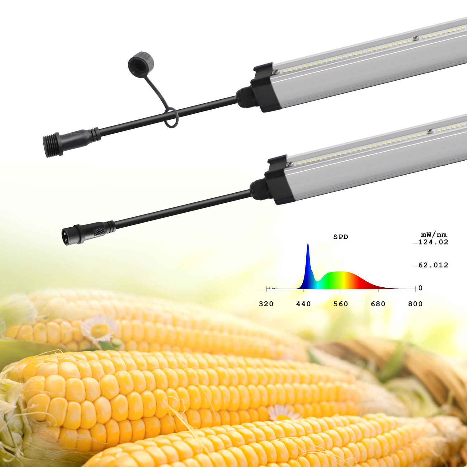 Full Spectrum IP65 Waterproof LED Grow Light Tube For Greenhouse Indoor Plant