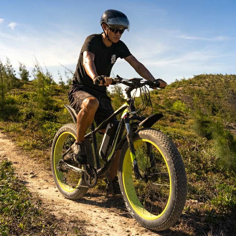 1000 Watt Mountain Electric Bikes Mens 48V 17AH Fat 26in 4.0