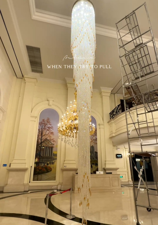 Long Entryway Chandelier Designed Versatile Large Chandeliers For High Ceilings