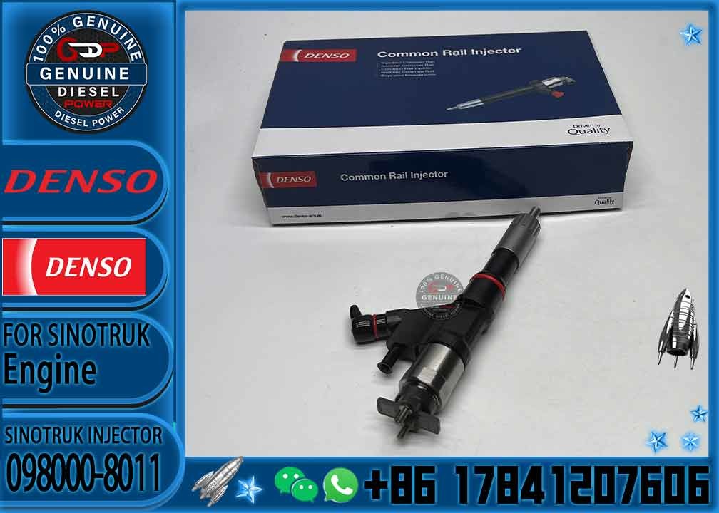 Hot sell Fuel injector common rail fuel injector 098000-8011 0980008011 VG1246080051