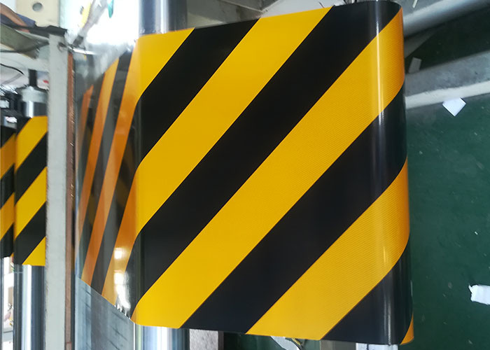 Collision Prevention Warning Tape Diagonal Reflective Film Warning Tape Parking Lots Pavement Traffic Marking Reflective Film