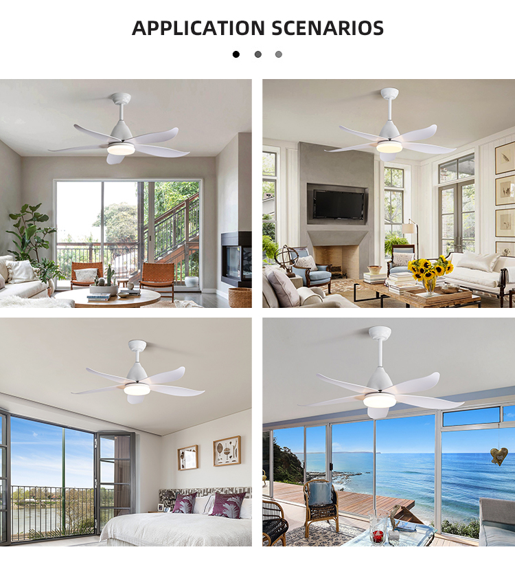 2000LM 47 Inch ABS Blade Ceiling Fan