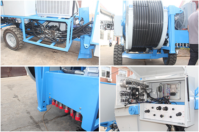 Overhead Line Stringing Equipment Cummins Engine TY2x45TP Hydraulic Tensioner