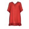 Buy cheap Summer Adult Plus Size Short Dresses V Neck With Lace Trims Design Size XS - XXL from wholesalers