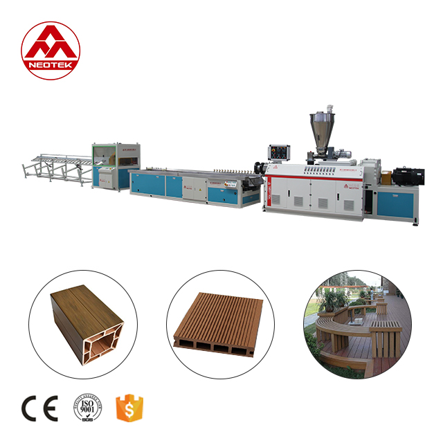 Performance 19000x1900x3500 PP PE Base WPC Extrusion Line with Other Screw L/D Ratio