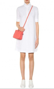 Latest Women Casual Clothing Dresses White Pure Dress Linen