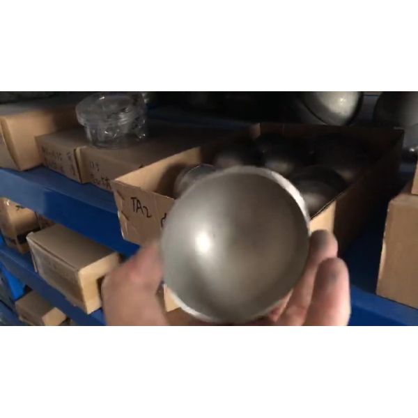 Oval Custom Titanium Pipe Fitting Tube End Plug Corrosion Resistance For Chemical