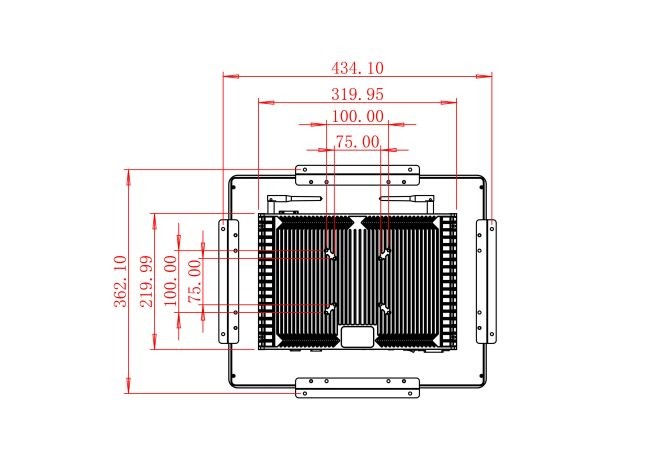 19-Inch Android Display for Transportation Hubs and Access Control Systems