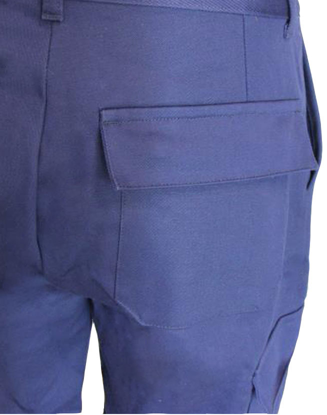 330 GSM Fire Retardant Jeans Working Pants For With Patch Pockets Metal Zipper