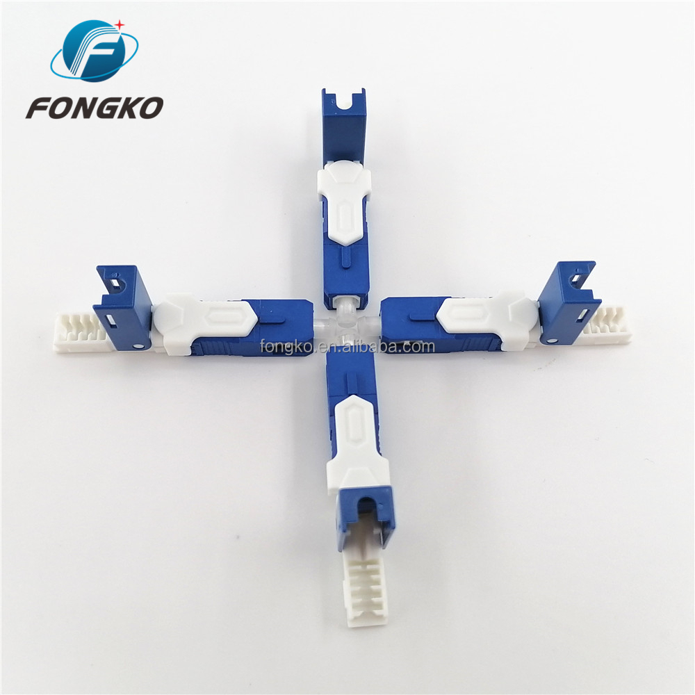 125um Ftth Network Fiber Optic Fast Connector SC UPC for 0.9mm Cable
