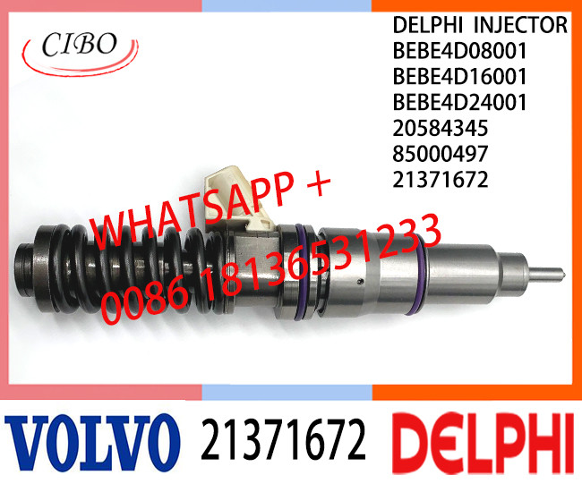 Common Fuel Diesel Injector 21371672 BEBE4D16001 BEBE4D24001 BEBE4D08001 3801618 21340611 E3.18 for VOL MD13 LOW POWER