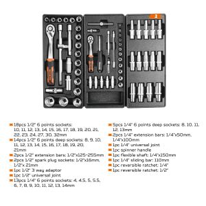 Versatile Equipments Chest Tool Set Hardware 163pcs Tools
