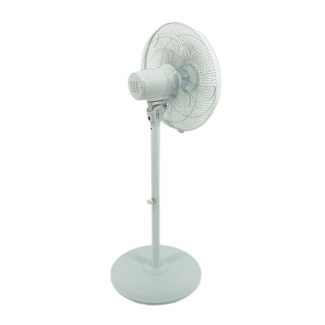 BLDC 16 Inch Solar Floor Fan Rechargeable With Touch Switch And Remote Control