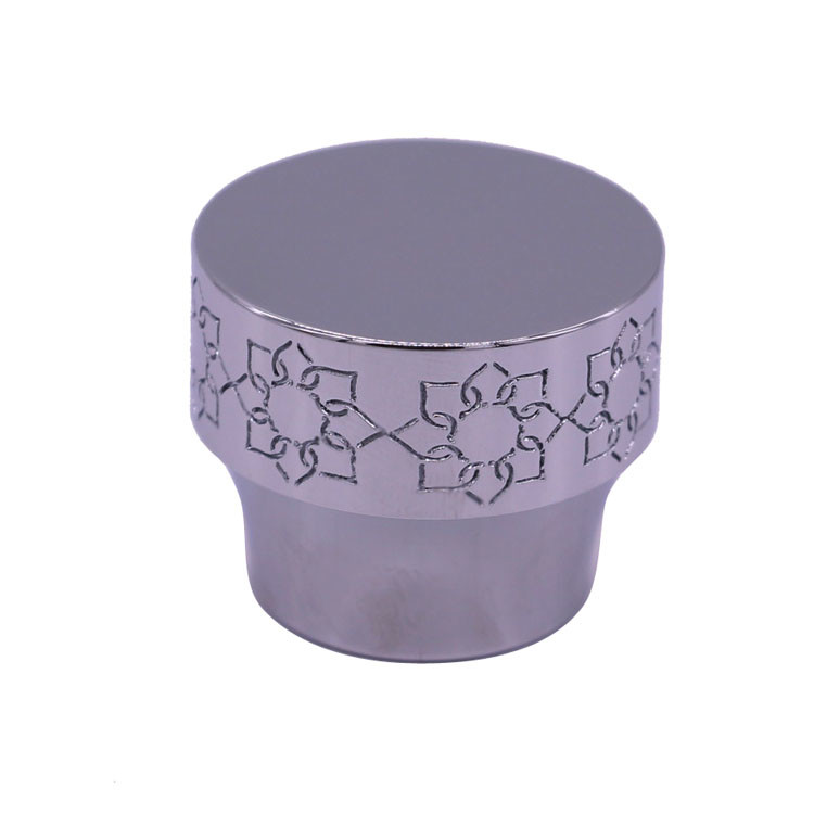 Hanging Plating Octagonal Magnetic Screw Zamac Perfume Cap
