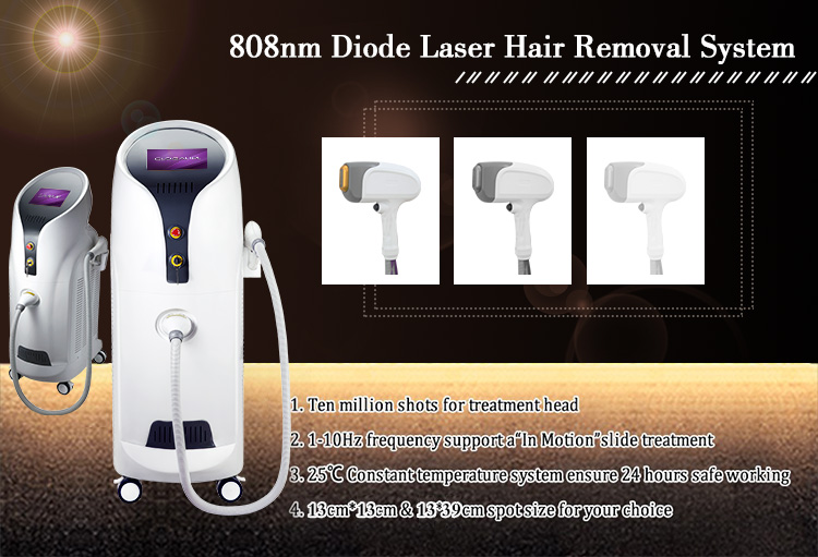 3500 W Diode Laser Hair Removal Machine With 8.4 '' Color Touch LCD Screen