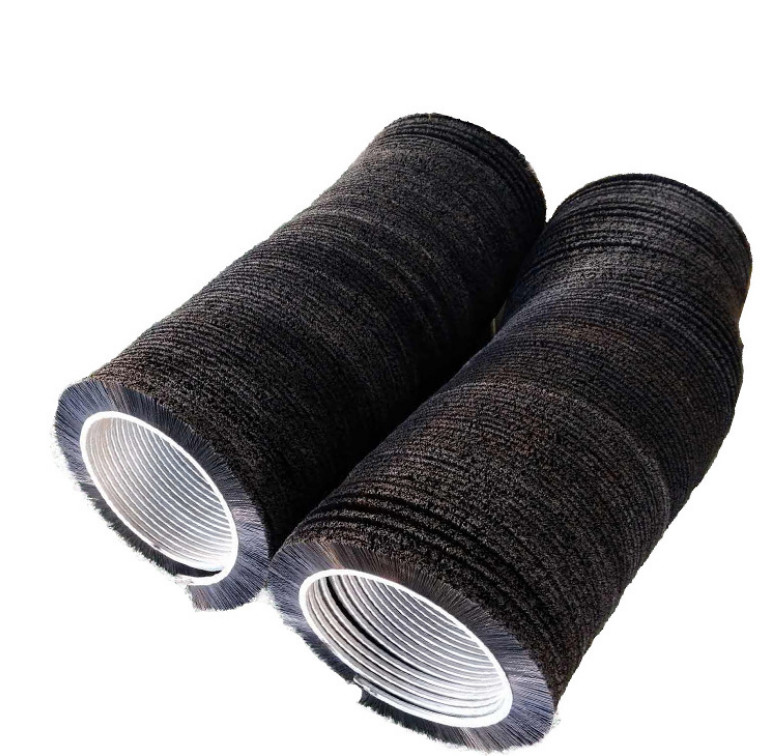 ID219*OD359mm Nylon Spiral Brush For Coating And Cleaning Bleaching Dyeing Printing Industries