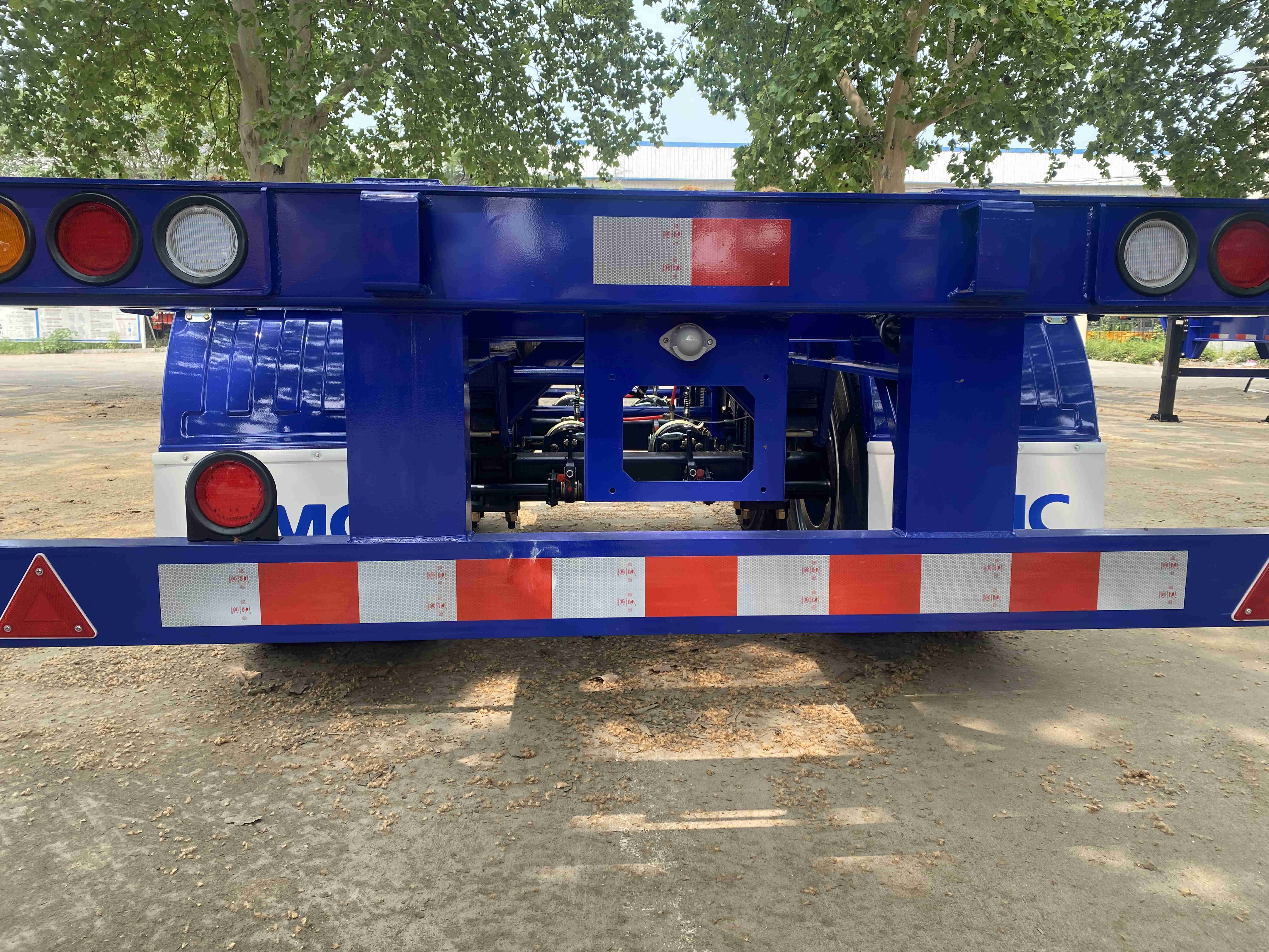 CIMC Steel 3-Axle Container Transport Semi-Trailer with Mechanical or Air Suspension