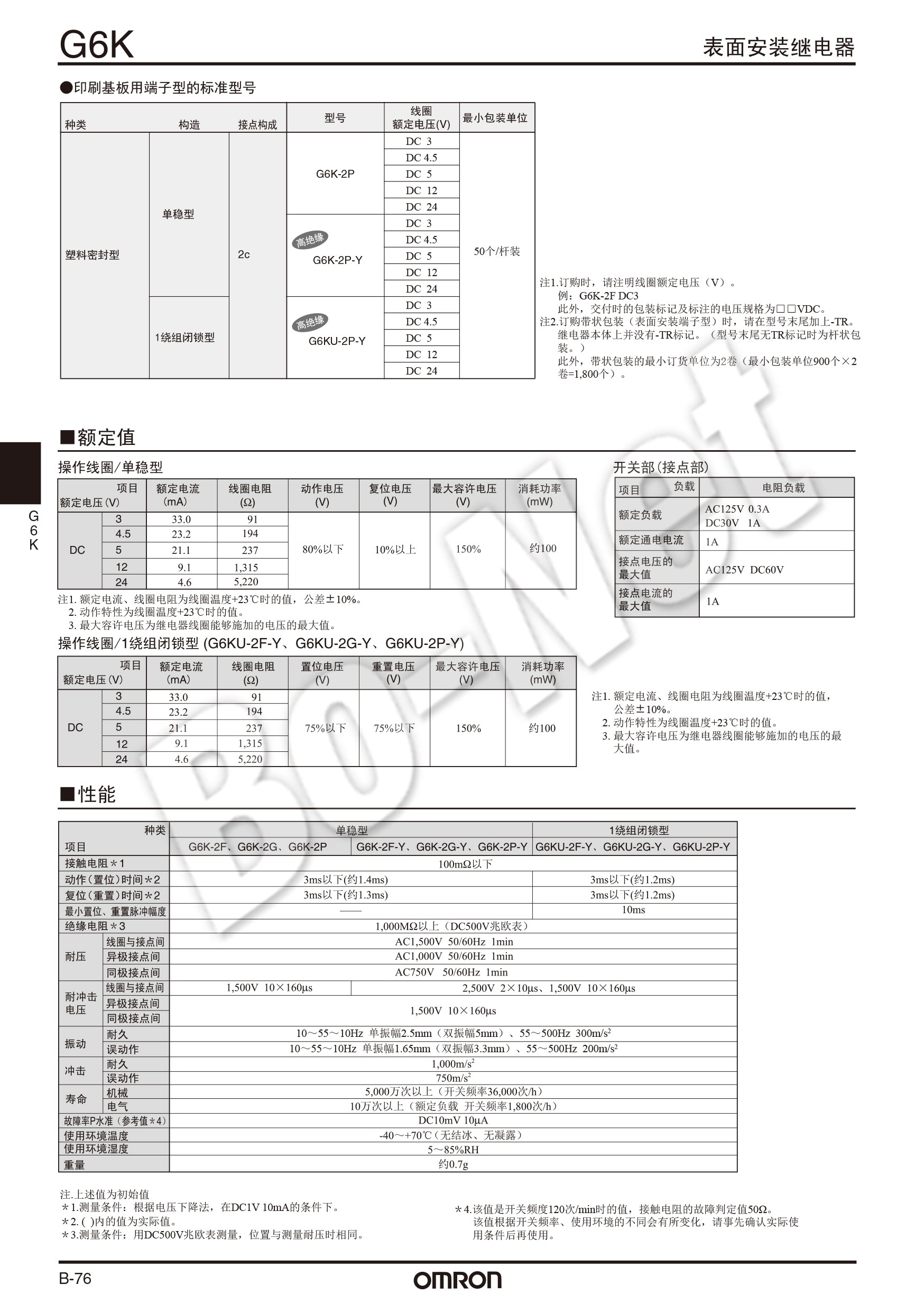 G6K-2P-Y-24VDC Omron orignal new electromagnetic relay G6K-2P-Y-24VDC