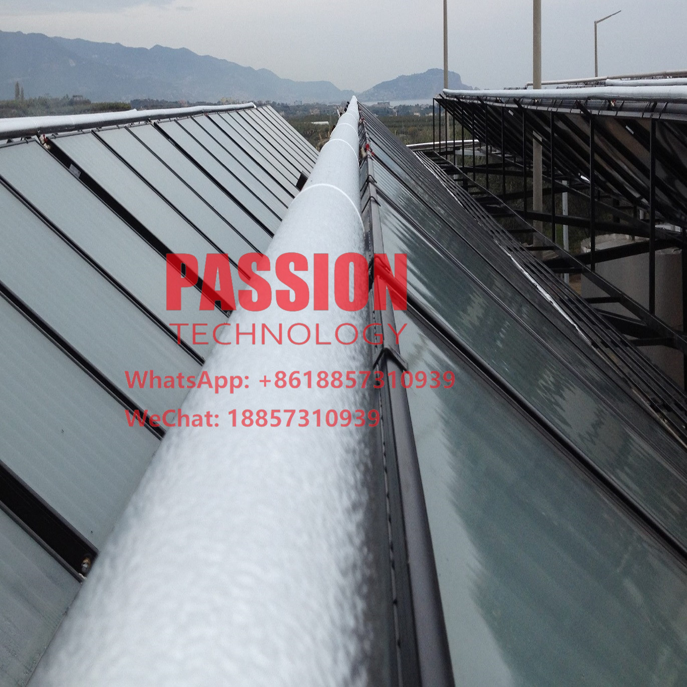 Flat Plate Solar Collector Solar Water Heating Panel Hotel Room Solar Heating Collector 5000L Solar Water Heater