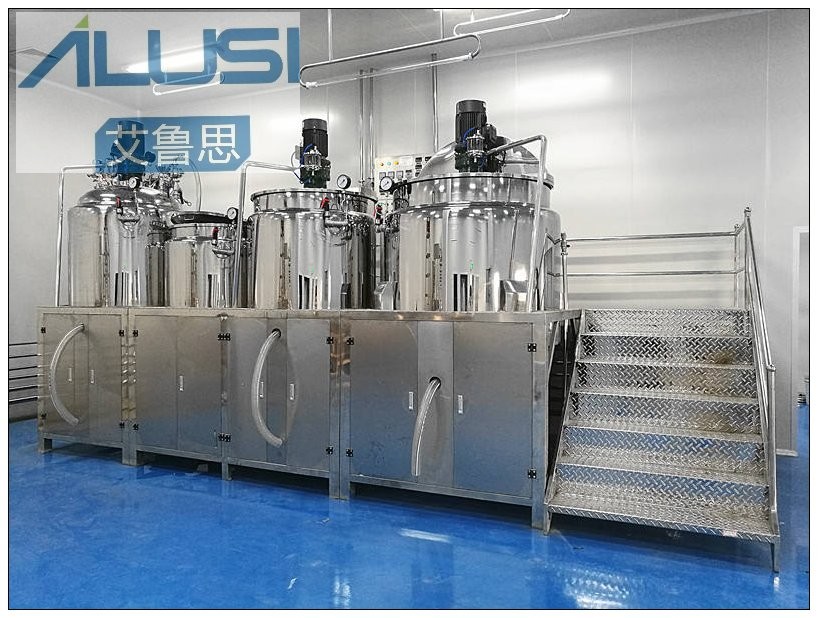 SUS304 1 - 7.5 r.p.m Hand Wash Liquid Soap Making Machine Detergent Shampoo Shower Gel Making Equipment