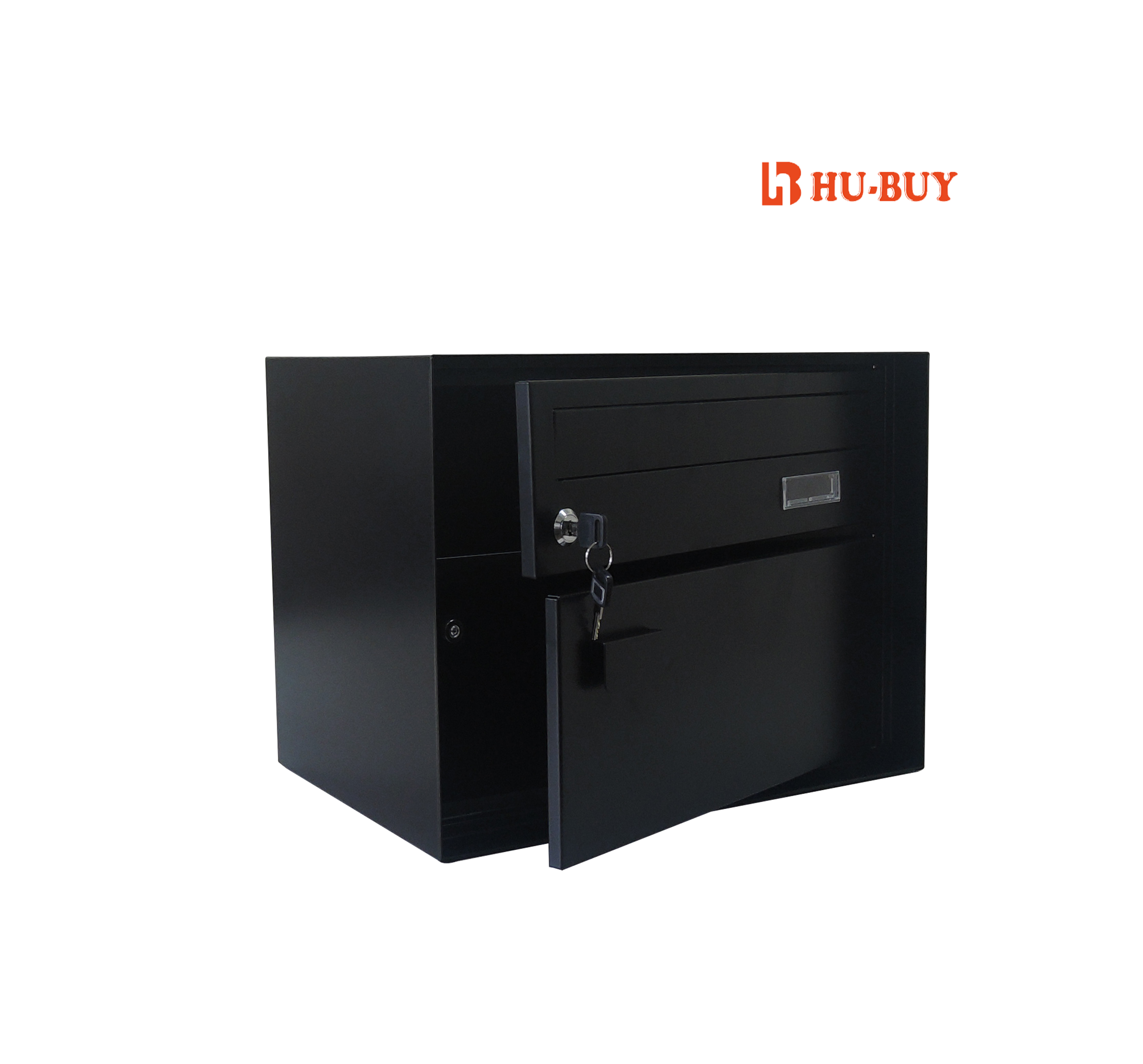 Outdoor Garden Residential Mailboxes Powder Coated Finishing With 2 Keys