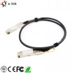 3.3V Power Supply Direct Attach Copper Cable 100G QSFP28 To QSFP28 ROHS