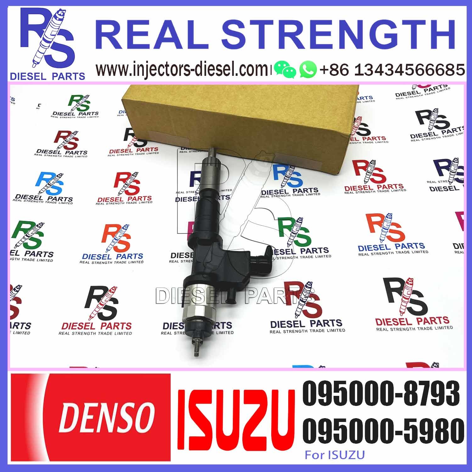 High Quality Diesel Common Rail Fuel Injector 8-98140249-3 8981402493 095000-8793