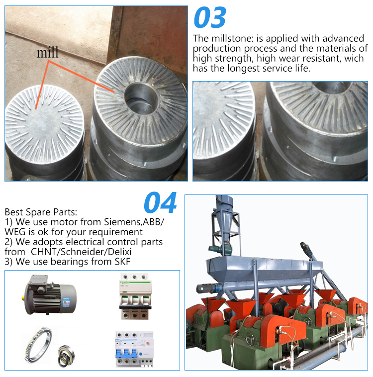 45KW Waste Tyre Recycling Machine Grinding Tires Into Crumb Rubber Line