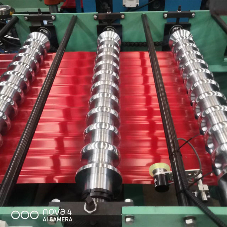 Color Steel Corrugated Roofing Wall Iron Sheet Making Metal Sheet Roll Forming Machine