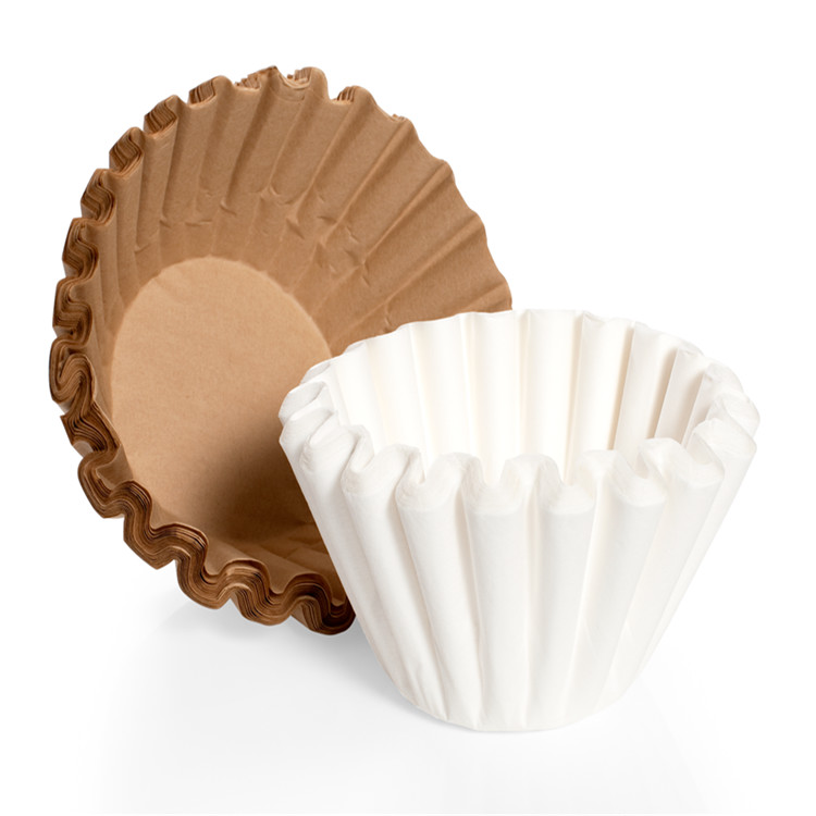 100% Wood Pulp Paper Coffee Filters Bowl Shape Wave 8 - 12 Cups B04 500pcs