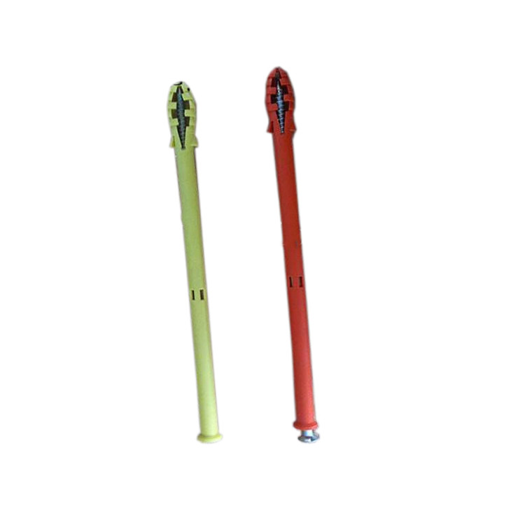 0.3KN Capacity Concrete Wall Plugs , Plastic Wall Anchors For Drywall
