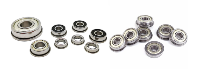 ABEC-1 Precision Single Row Flange Deep Groove Ball Bearings MF104ZZ 4x10x4 mm List