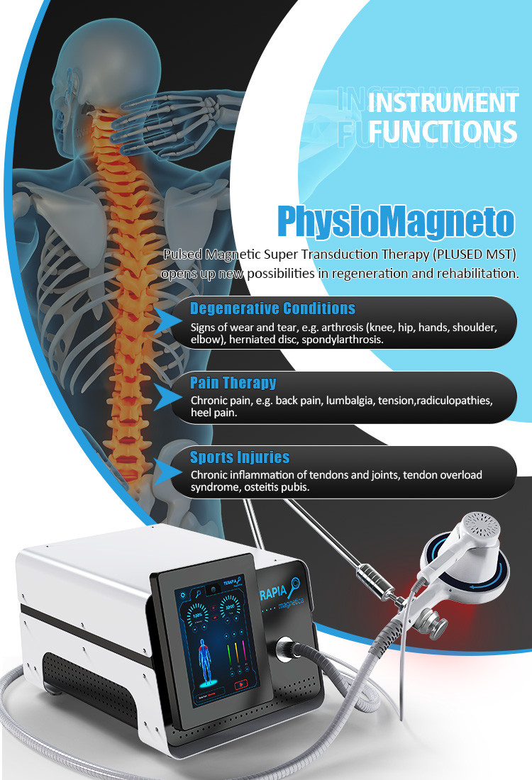 Laser Magnetic Therapy Machine 110V 220V Reduce Muscle Soreness / Swelling