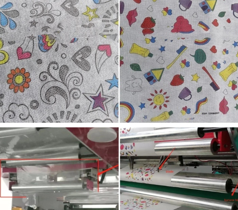 2 Color Flexo Printing Machine for Flexible Letterpress Press,90m/Min 2 Color Non Woven Flexo Printing Machine