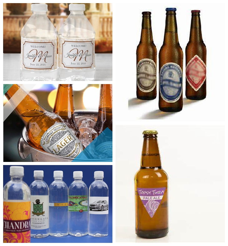 70gsm White Wet Strength Paper For Beer Label Water Bottle Labels