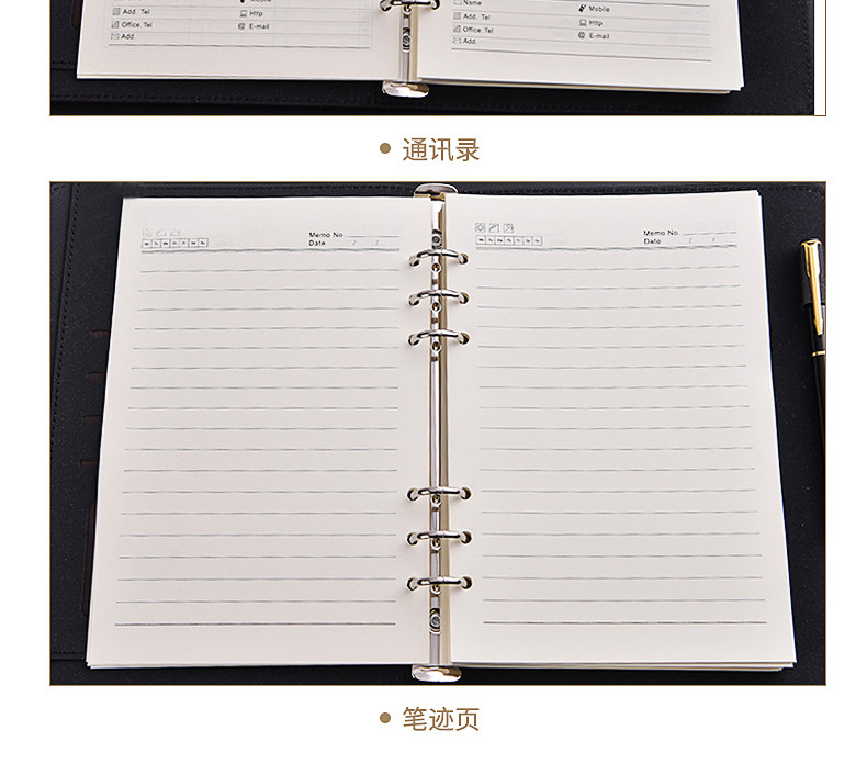 A5 CODE BOOK NOTEBOOK WITH LOCKING LEDGER CARD CARD CODE BOOK LOOSE-LEAF SECRET DIARY