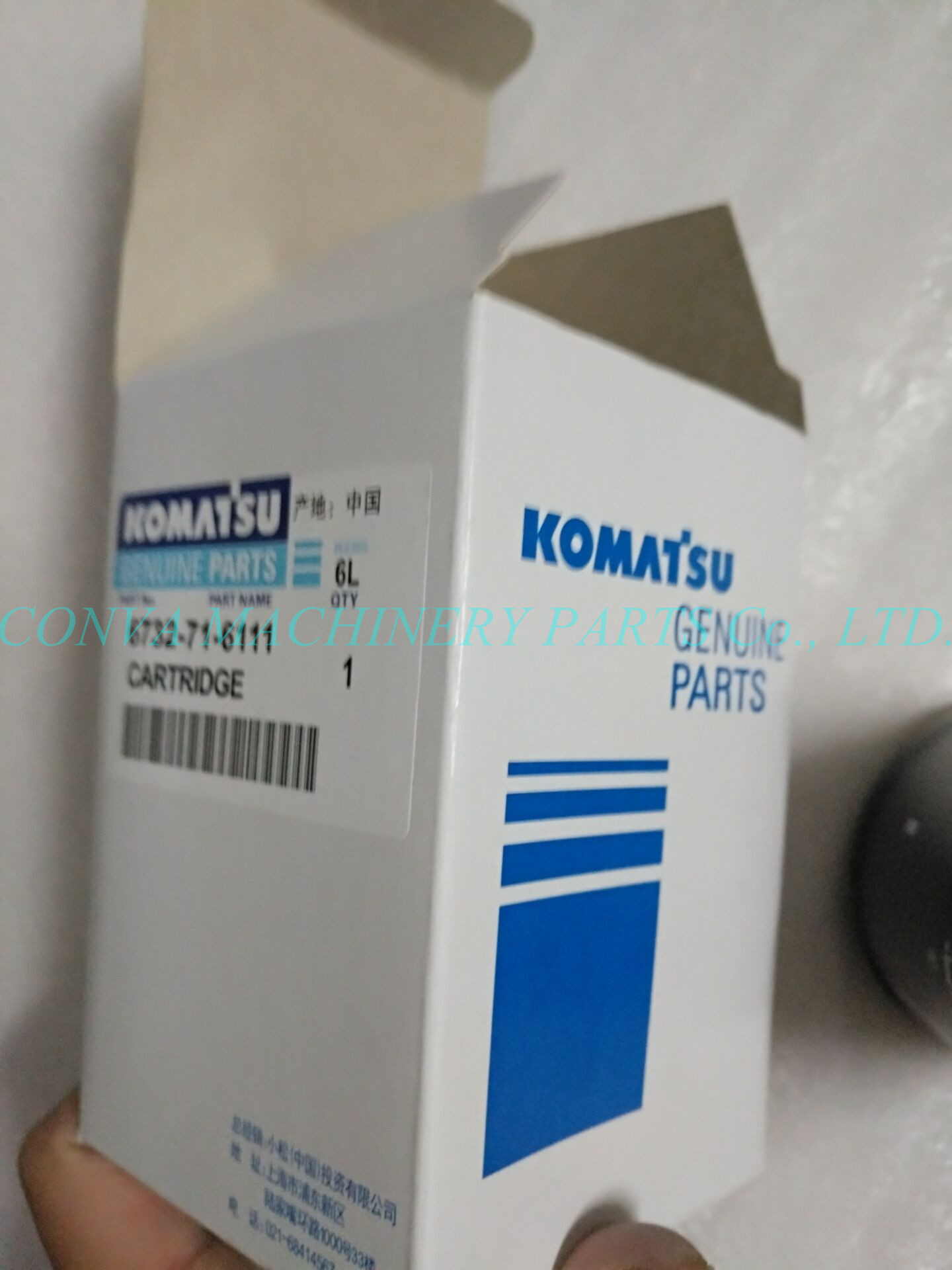 High Efficiency Automotive Oil Filters , Komatsu Oil Filter 6735 41 5141