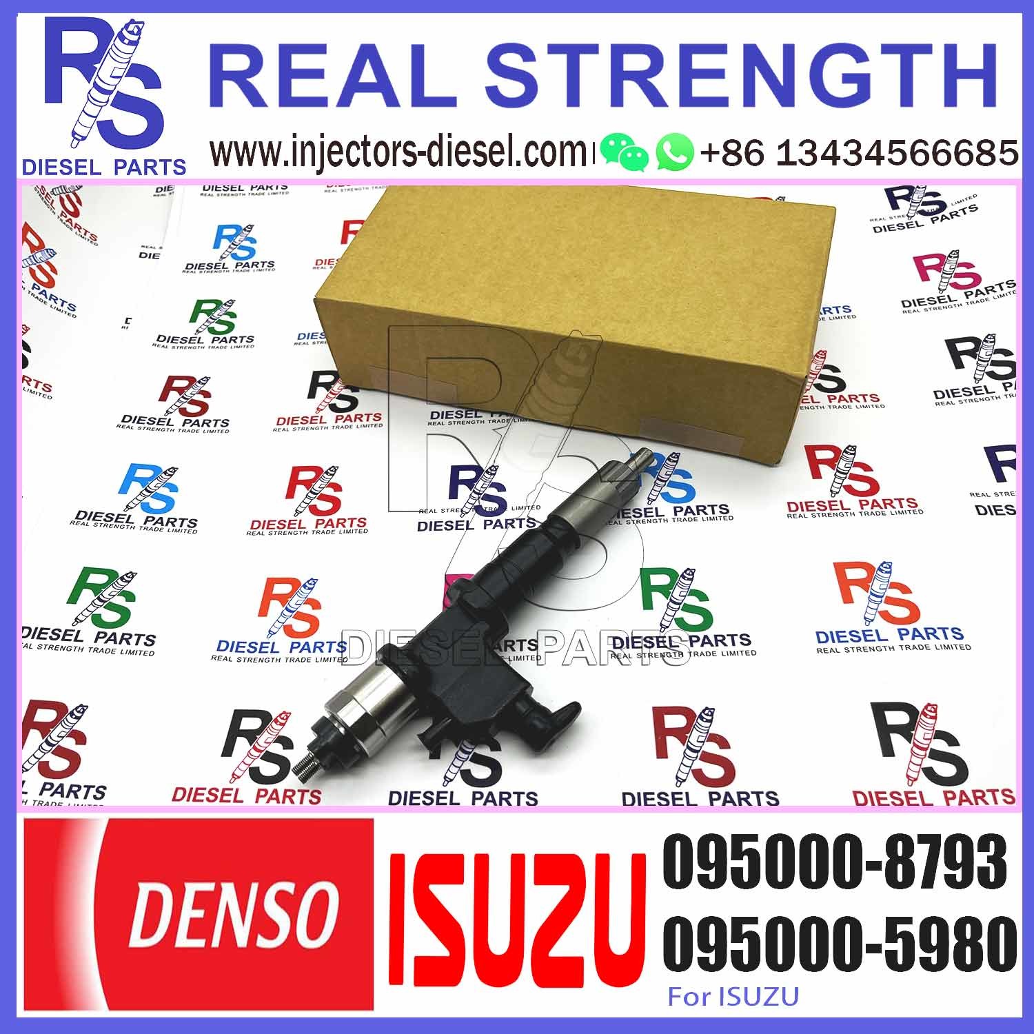 High Quality Diesel Common Rail Fuel Injector 8-98140249-3 8981402493 095000-8793