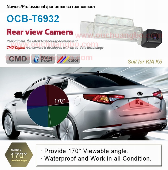 Ouchuangbo Car camera 170 angle super night vision waterproof for Kia K5 OCB-T6932