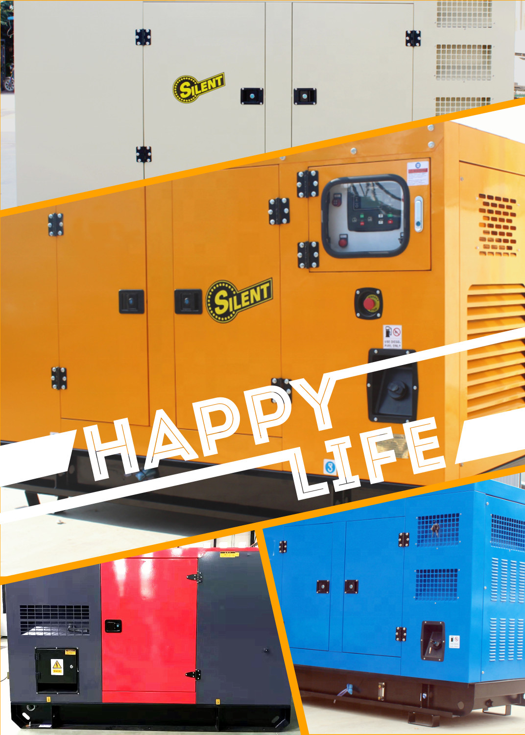 12KW/15KVA Perkins 403A-15G2 Engine Silent/Open Type Diesel Generator Set for Standards