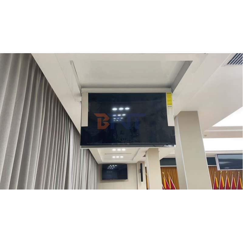 Auto Folding Electric Remote Control Motorized Flip Down Ceiling TV Mount Drop Down TV Lift TV Ceiling Mount Bracket for 55 Inch