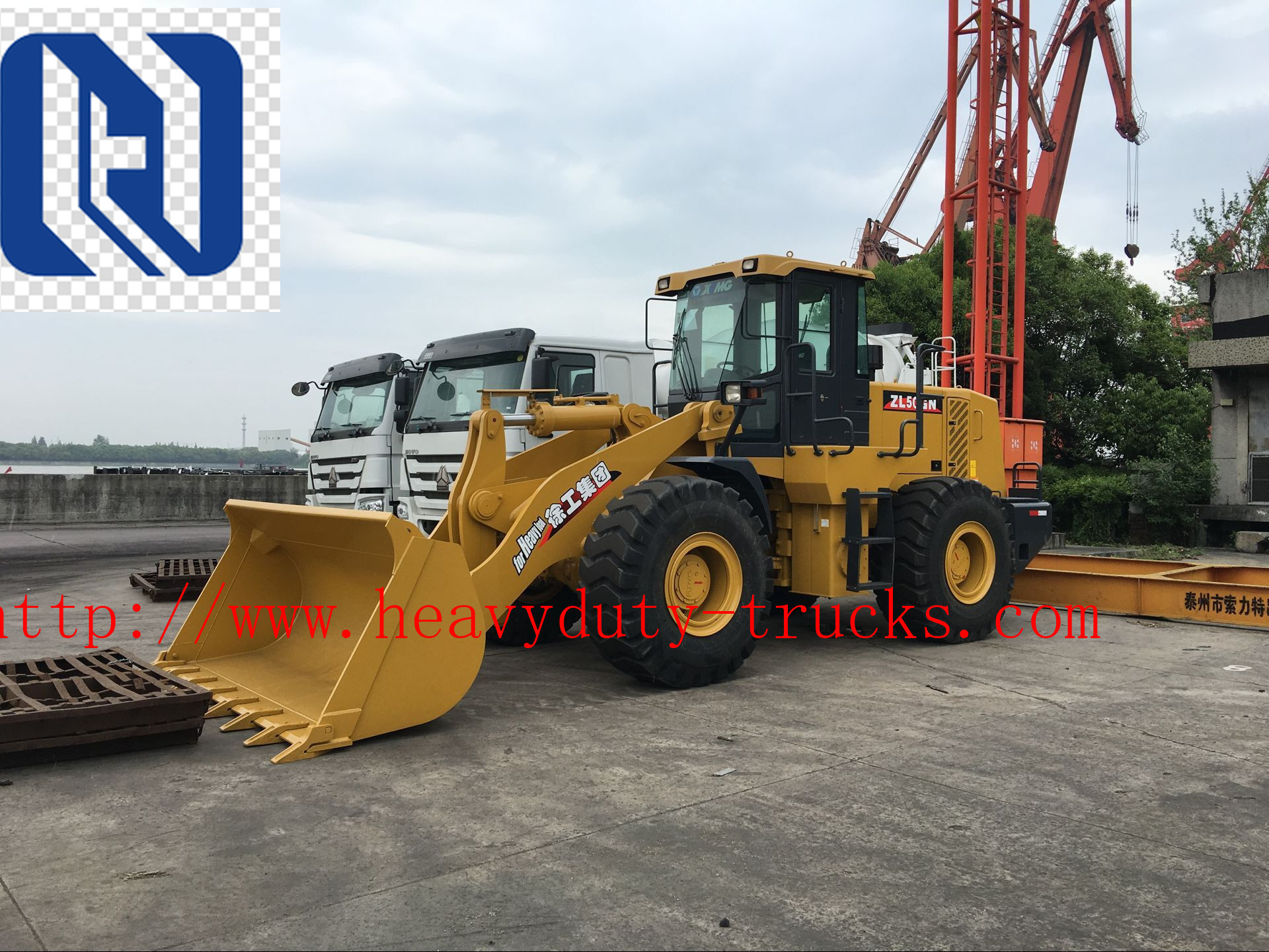 XCMG LW500D Compact Wheel Loader With Horizontal Dynamic Arm Cylinder
