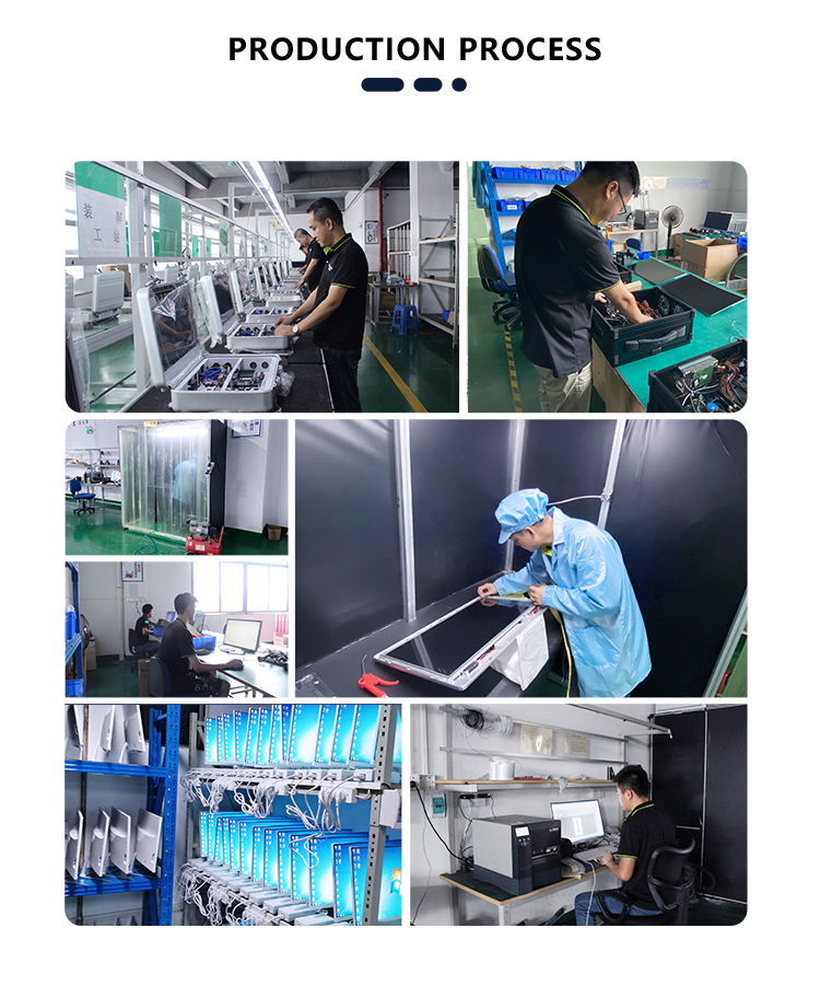 Ip65 Industrial Monitor Capacitive Touch Panel Pc With 32/64/128GB/256GB SSD