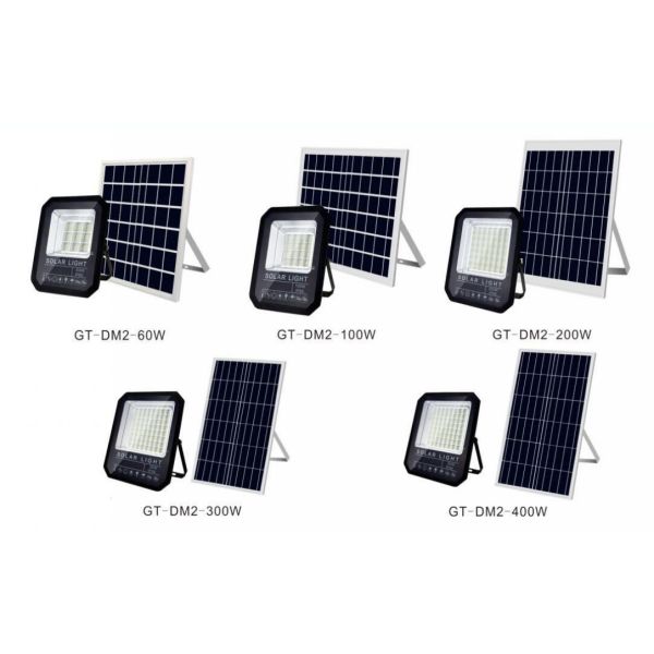 Auto On Off LED Solar Power Security Lights With Remote Control 6000K Ip66