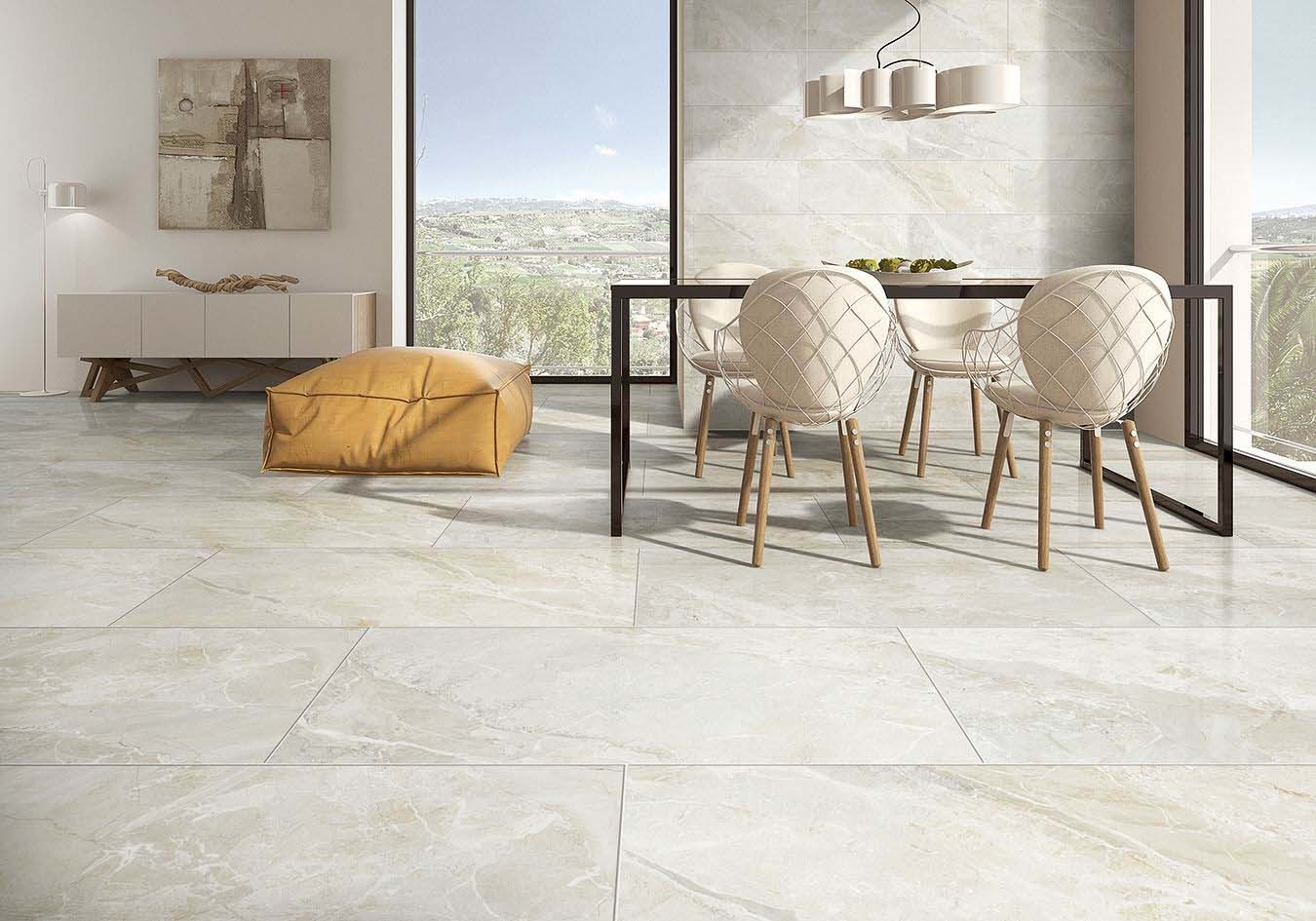 Antibacterial Full Body Marble Look Porcelain Tile / Marble Art Polished Ceramic Tile