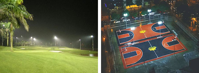 300 Watt Tunnel Lighting Fixtures , Durable Led Floodlights Sports Field 160 Lm/W