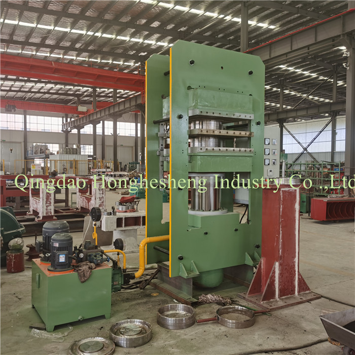 750*850*2 Frame Rubber Traffic Speed Bump Molding Press Speed Hump Making Machine
